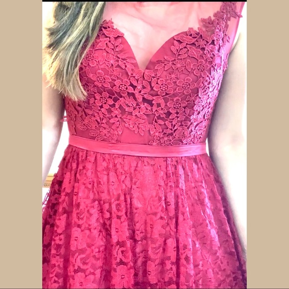 Burgundy Prom/bridesmaid maxi dress - Picture 6 of 6